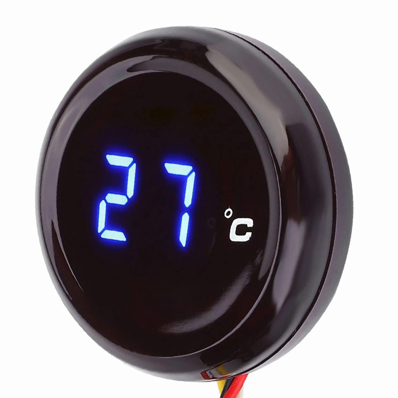 Termometr motocyklowy Cyfrowy termometr Wskaźnik temperatury wody (niebieskie światło)