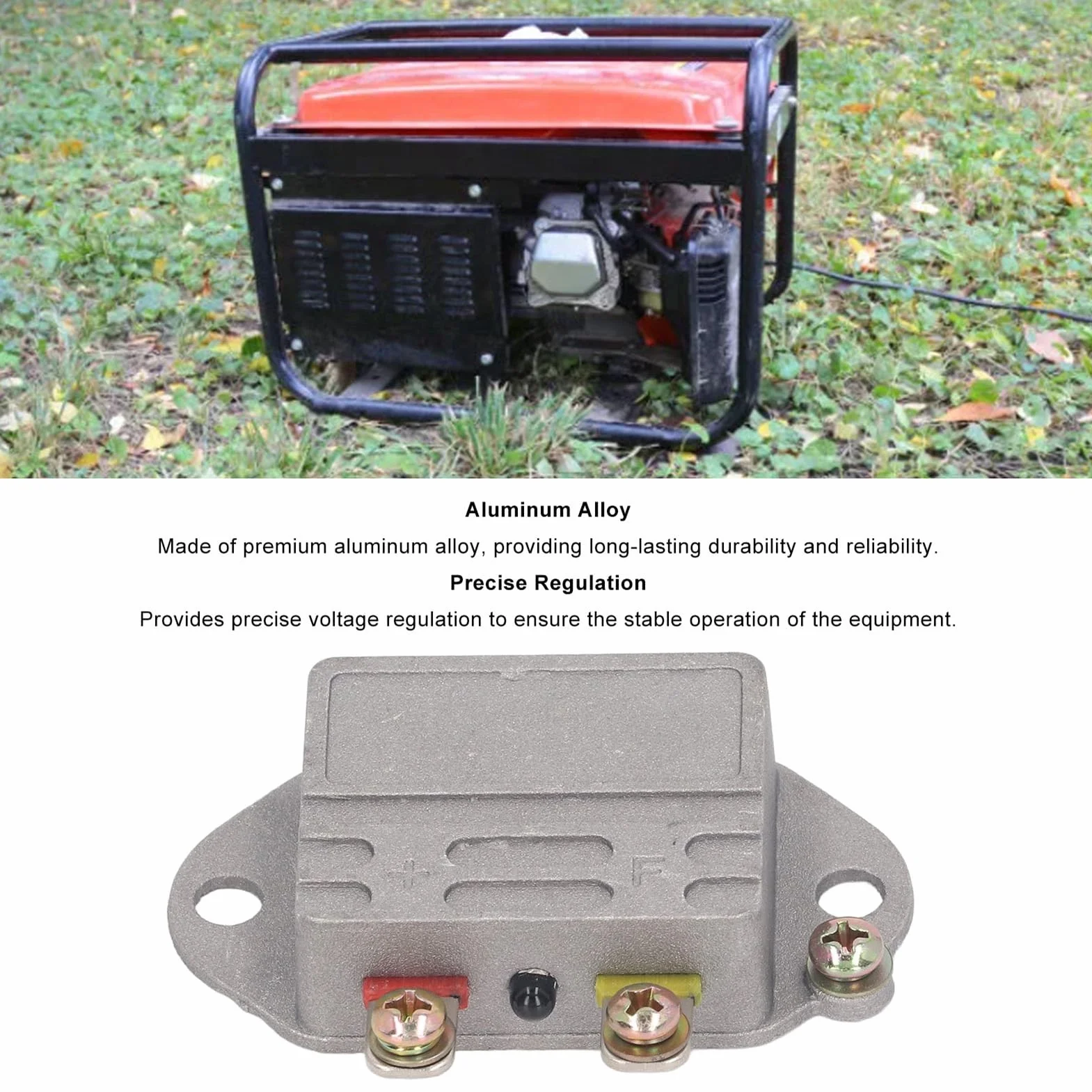 JFT249F Generator Elektroniczny Regulator Automatyczny Regulator Napięcia ze Stopu Aluminium do ładowarki Generatora (24V)