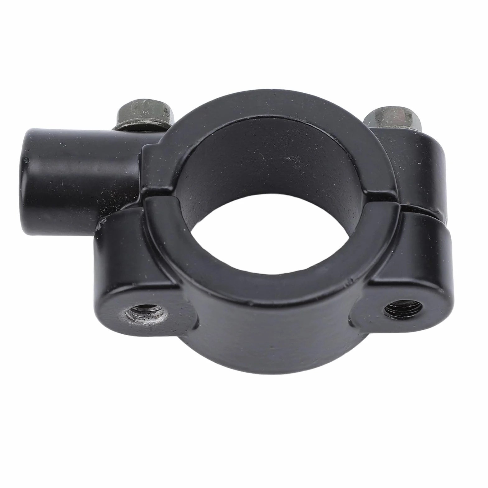 2 szt. 25mm Uniwersalna Kierownica Motocykla Uchwyt do Mocowania Lusterka Adapter Zaciskowy do Motocykli, ATV, Skuterów i Rowerów Niestandardowych (Czarny M10)