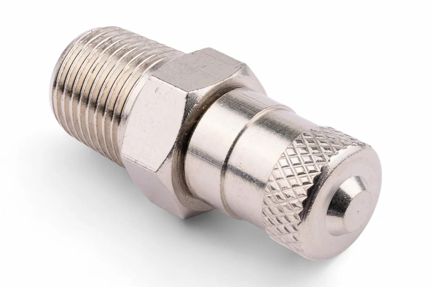 Zawór pomiarowy, adapter do zaworu samochodowego, do opon samochodów osobowych, gwint 1/8“ BSP AG na Vg8 Schrader, wkład zaworowy do pompy ciepła, do układu sprężonego powietrza