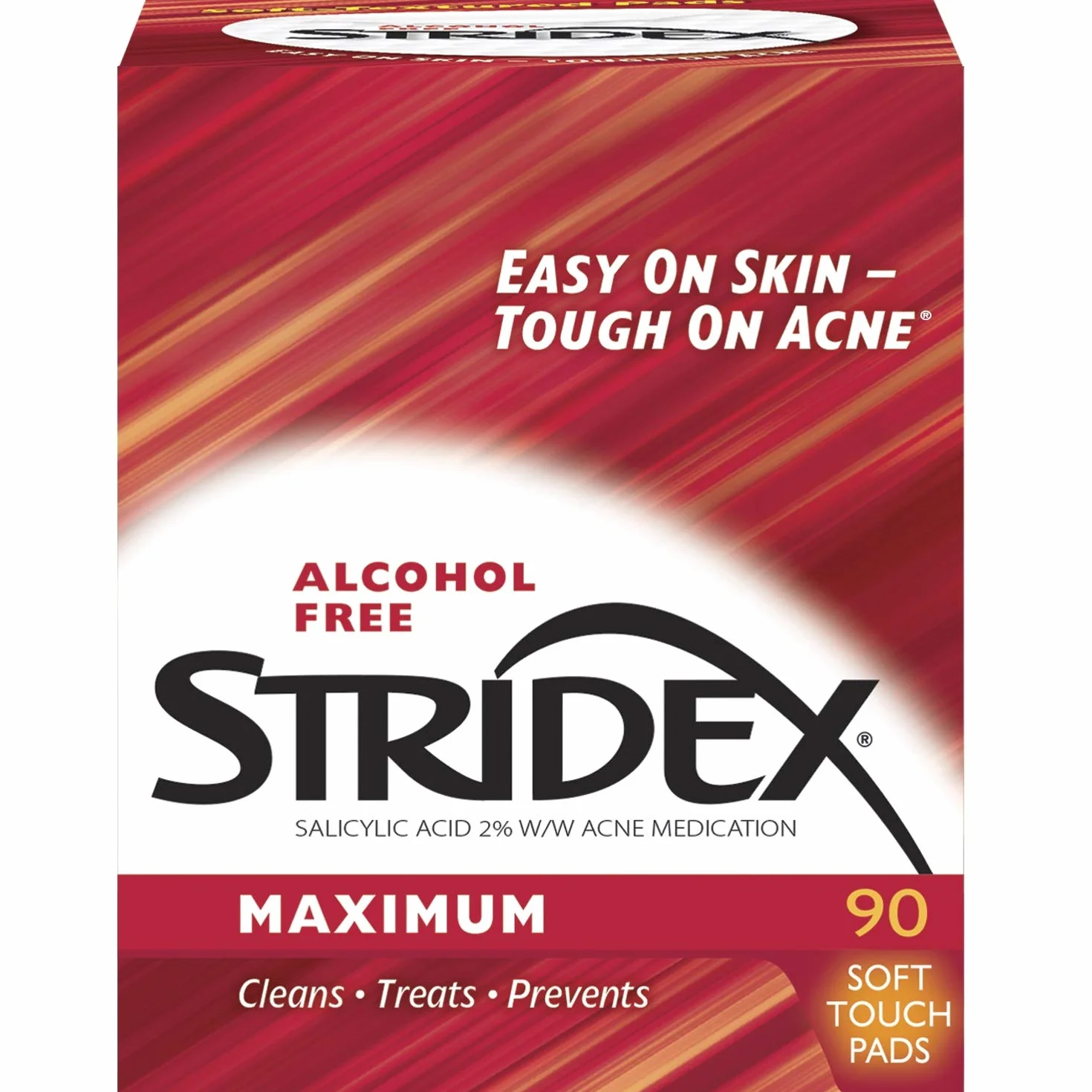 Stridex wkładki medyczne, maksymalna grubość, 90 sztuk