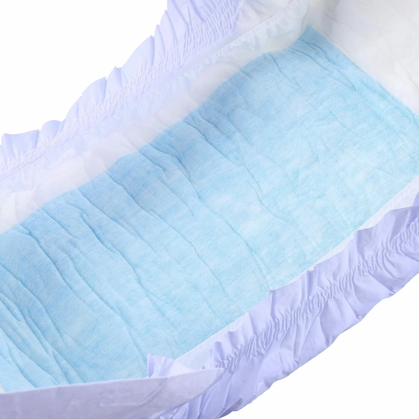 CutiePlusU Pieluchy Dla Dorosłych Opakowanie 10 Sztuk Jednorazowe Majteczki Na Nietrzymanie Moczu z Pętelkami Maksymalna Chłonność Na Całą Noc Fioletowy L 95-120CM