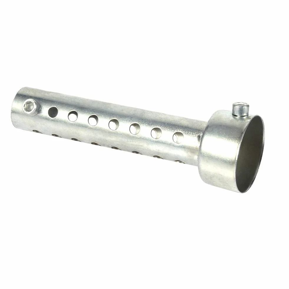 Tłumik motocyklowy DB Killer uniwersalny tłumik do motocykli DB Killer tłumik, wkładka do ścianki akustycznej, kolor srebrny (42 mm)