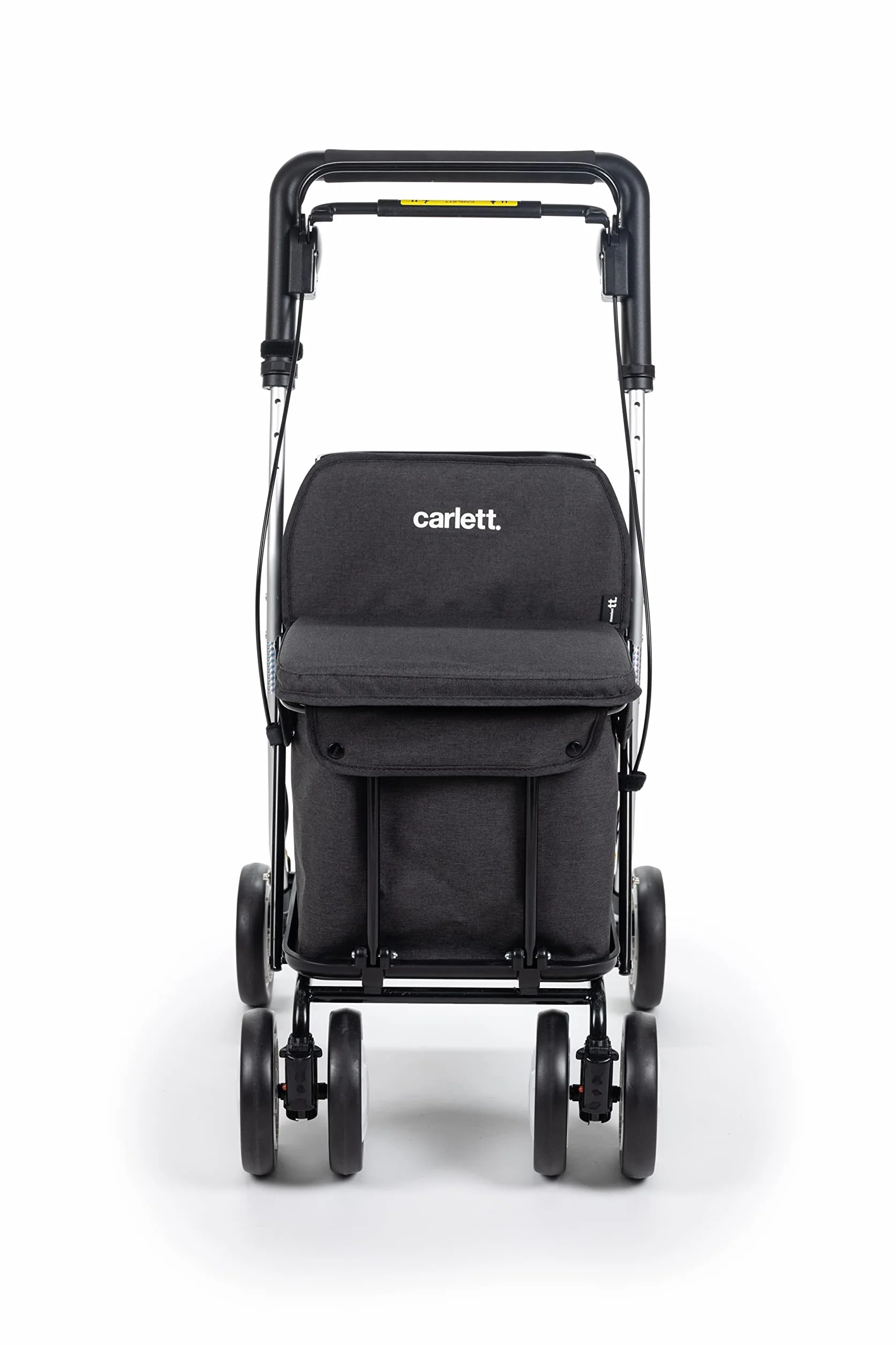 Carlett Lett800 Senior Comfort Wózek na zakupy składany 4-kołowy 29 l 15 kg czerwony