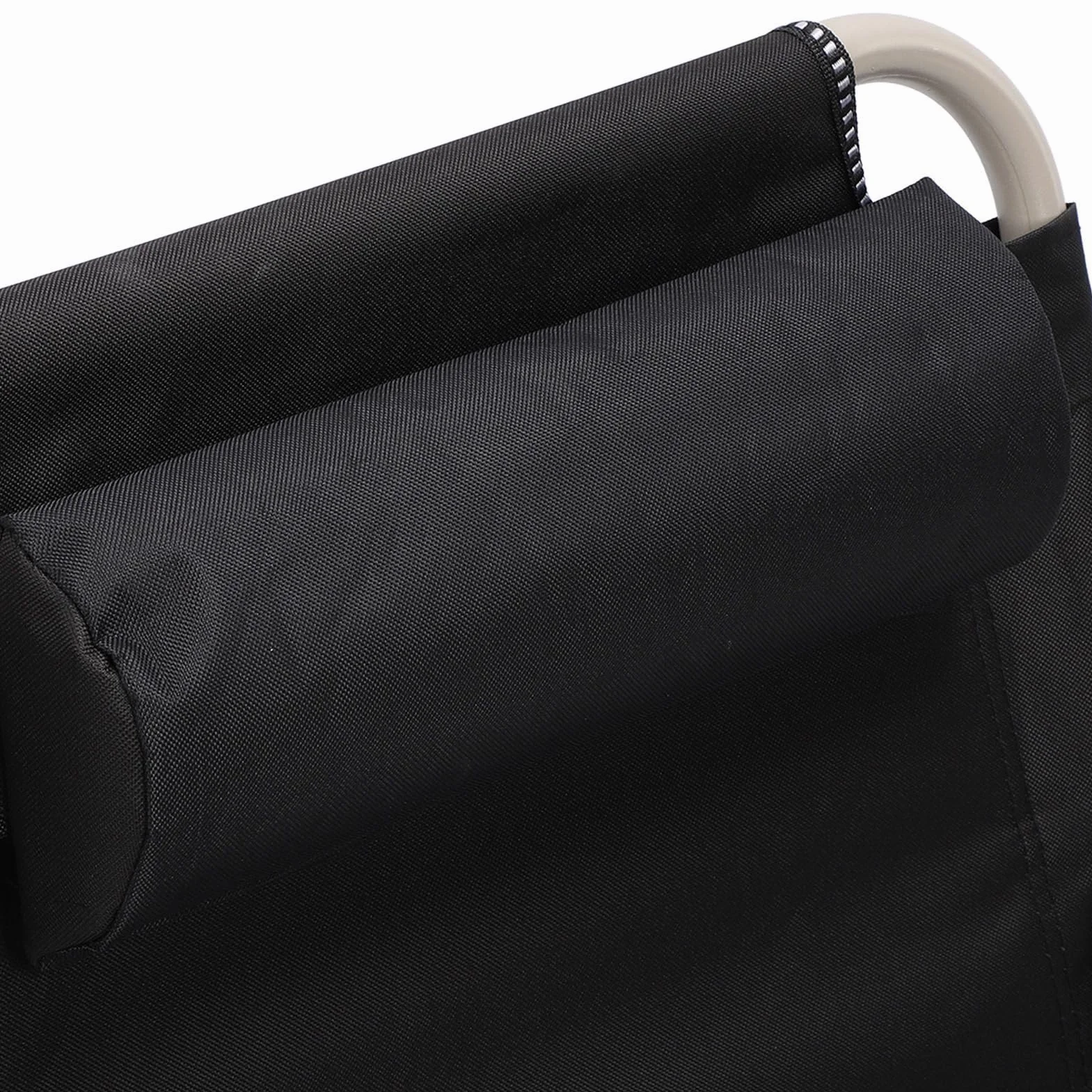 Regulowane Oparcie łóżka z poduszką Pod głowę, Składane Podparcie Klinowe (BLACK)