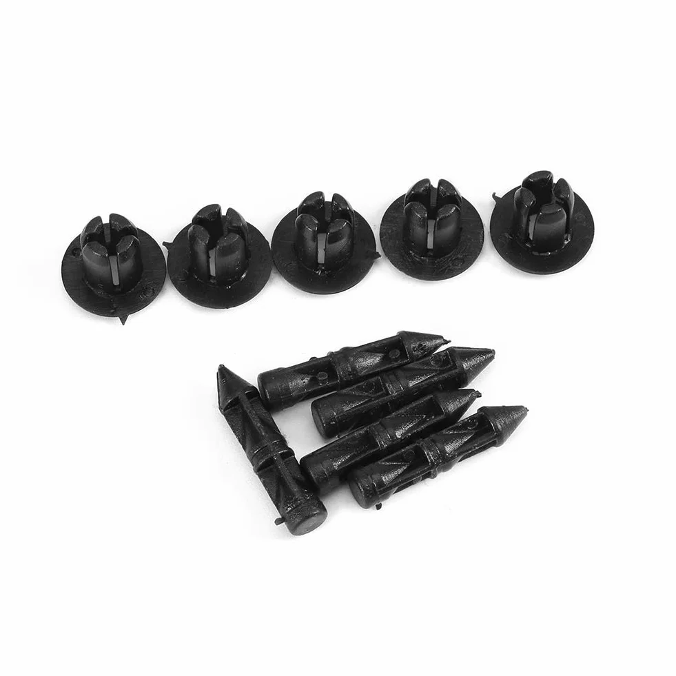 Car-Styling 6 mm plastikowe nity zaciski mocujące do owiewek motocyklowych 100 szt.