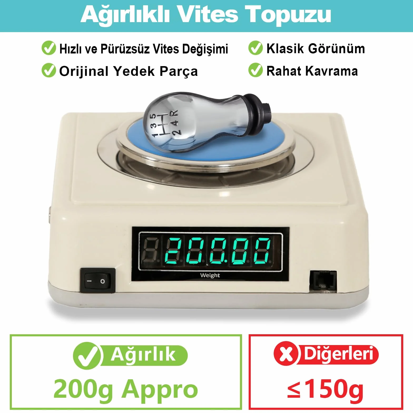 Spurtar ręczna gałka zmiany biegów 5 prędkości gałki zmiany biegów do Citroen C5 01-08 Xsara Picasso 1999-2008 - czarny i błyszczący chrom OE 2403Y8