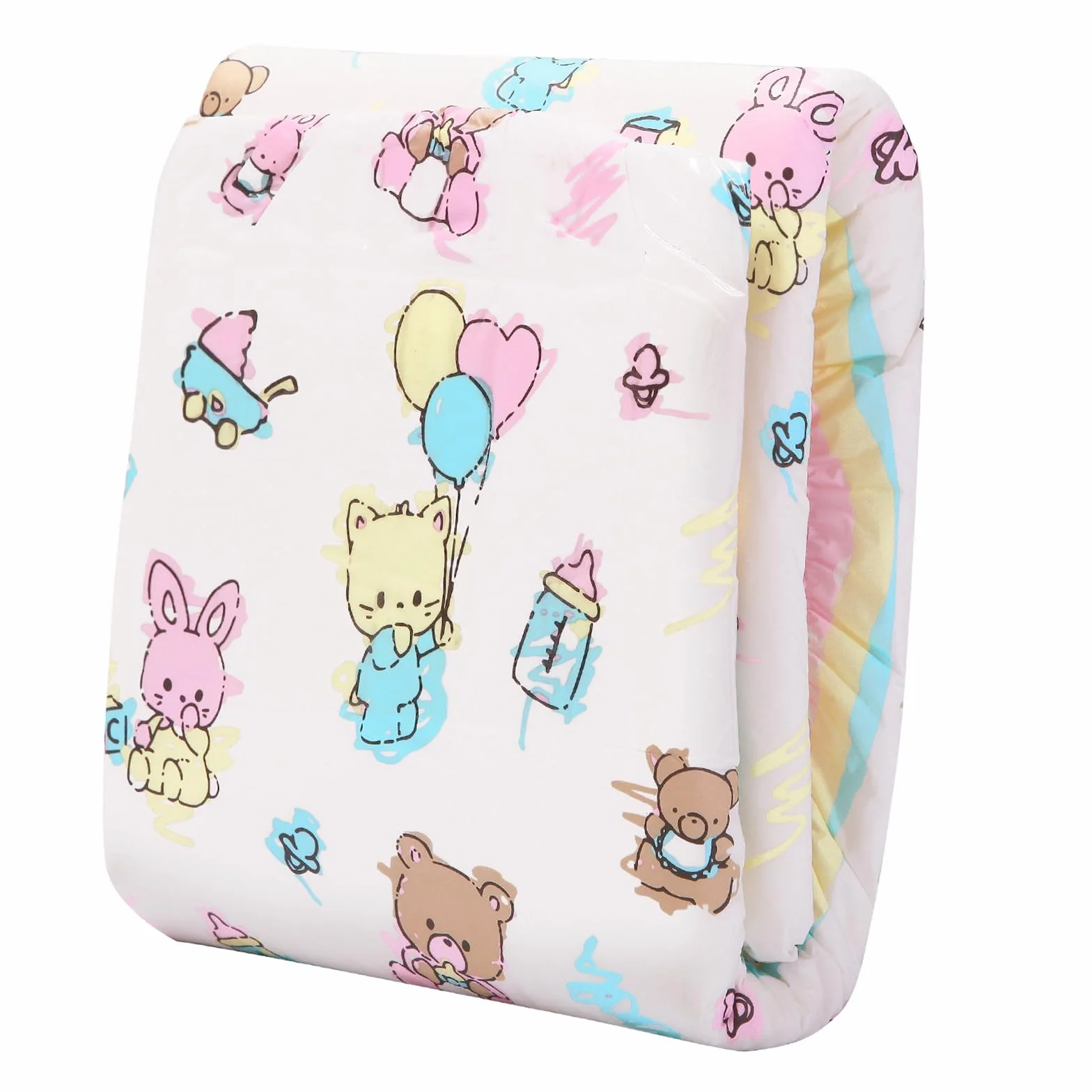 LittleForBig Pielucha Drukowana Dla Dorosłych 10 Sztuk Baby Cuties X-Large 121-142 CM