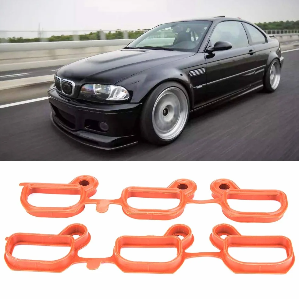 Akozon uszczelka kolektora dolotowego, zestaw uszczelek kolektora dolotowego silnika do 3 5 X serii Z E36 E39 E46 E60 E85 M54