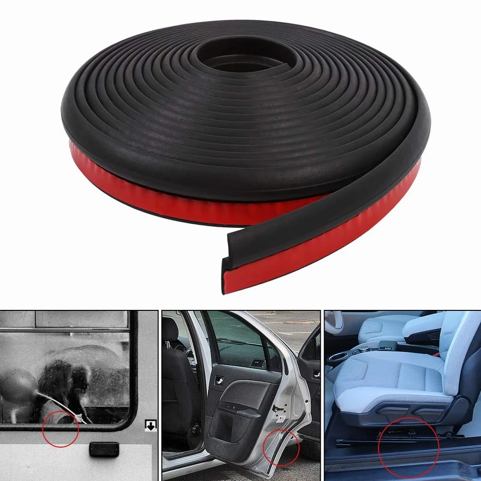 Z 4M uniwersalny samochód ciężarówka drzwi samochodowych listwa uszczelniająca do drzwi samochodowych osłona krawędzi gumowa uszczelka Hollow Weather Strip Rubber Draft Seal Strip