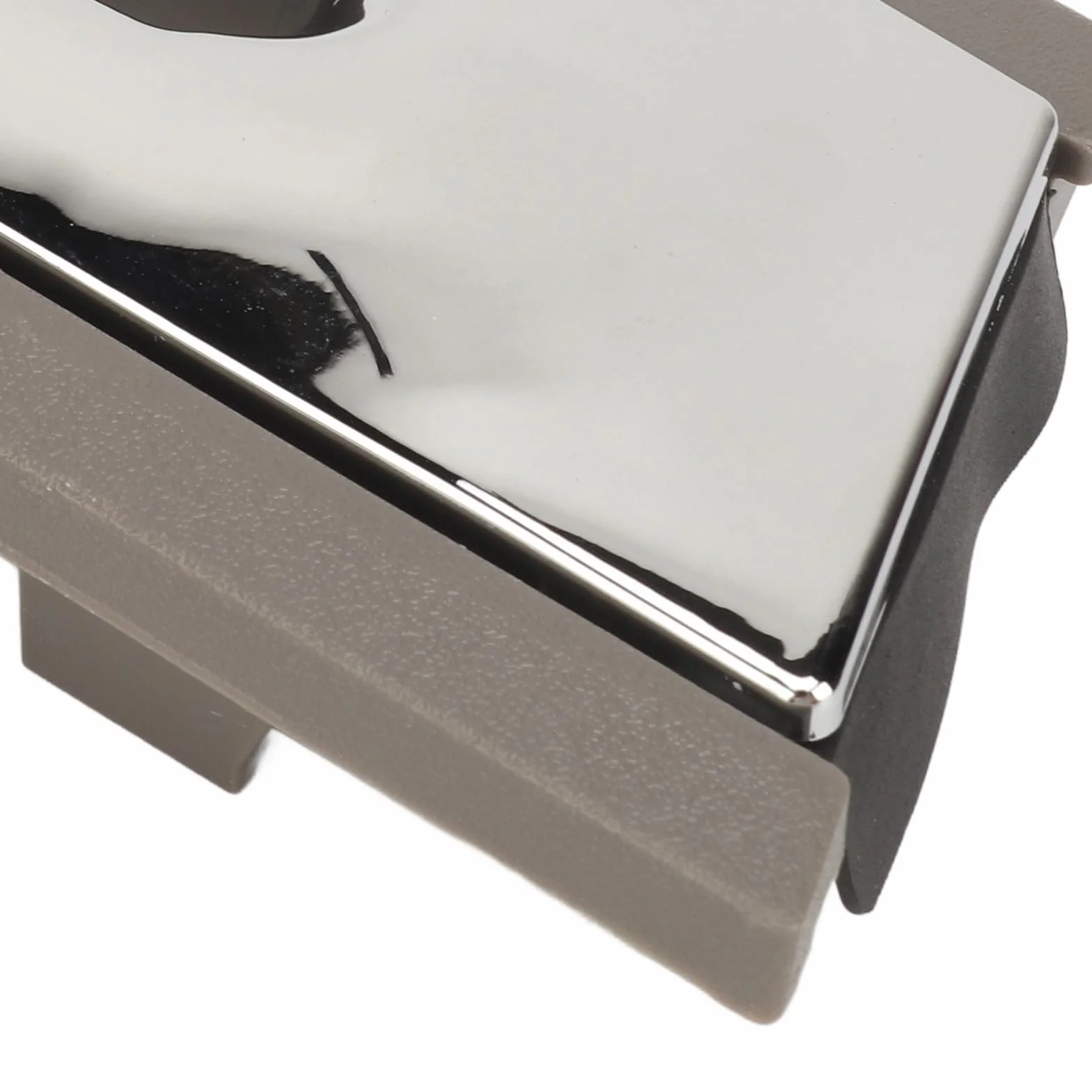 Ausla Wewnętrzna Klamka do Drzwi Samochodowych ABS Metalowa Klamka do Drzwi Samochodowych Szara Podstawa Platerowany Uchwyt Holowania Łatwa Instalacja Ergonomiczny Uchwyt Pasuje T4 IV 1990 2003 Po
