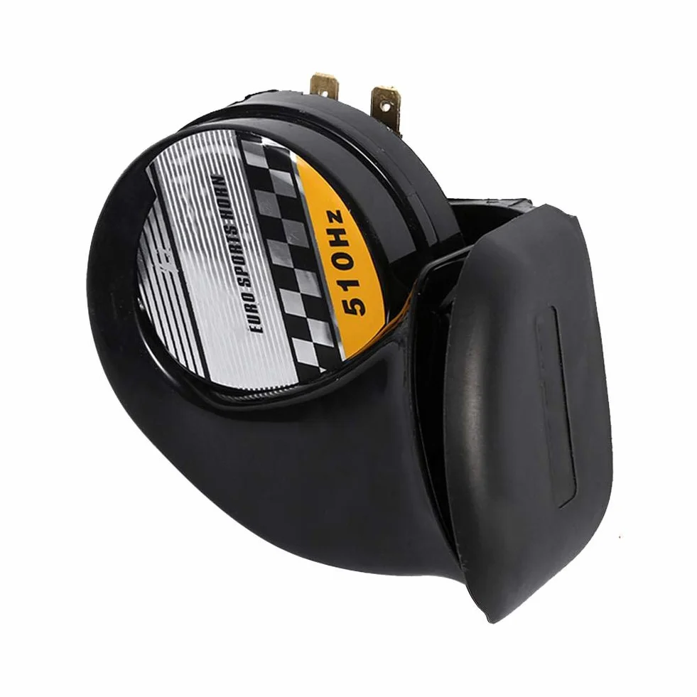 Klakson motocyklowy ślimak Potężny 115 DB 510 Hz 12 V Syrena Horn Głośnik Mocny Wodoodporny do Samochodu Skutera Samochodowego