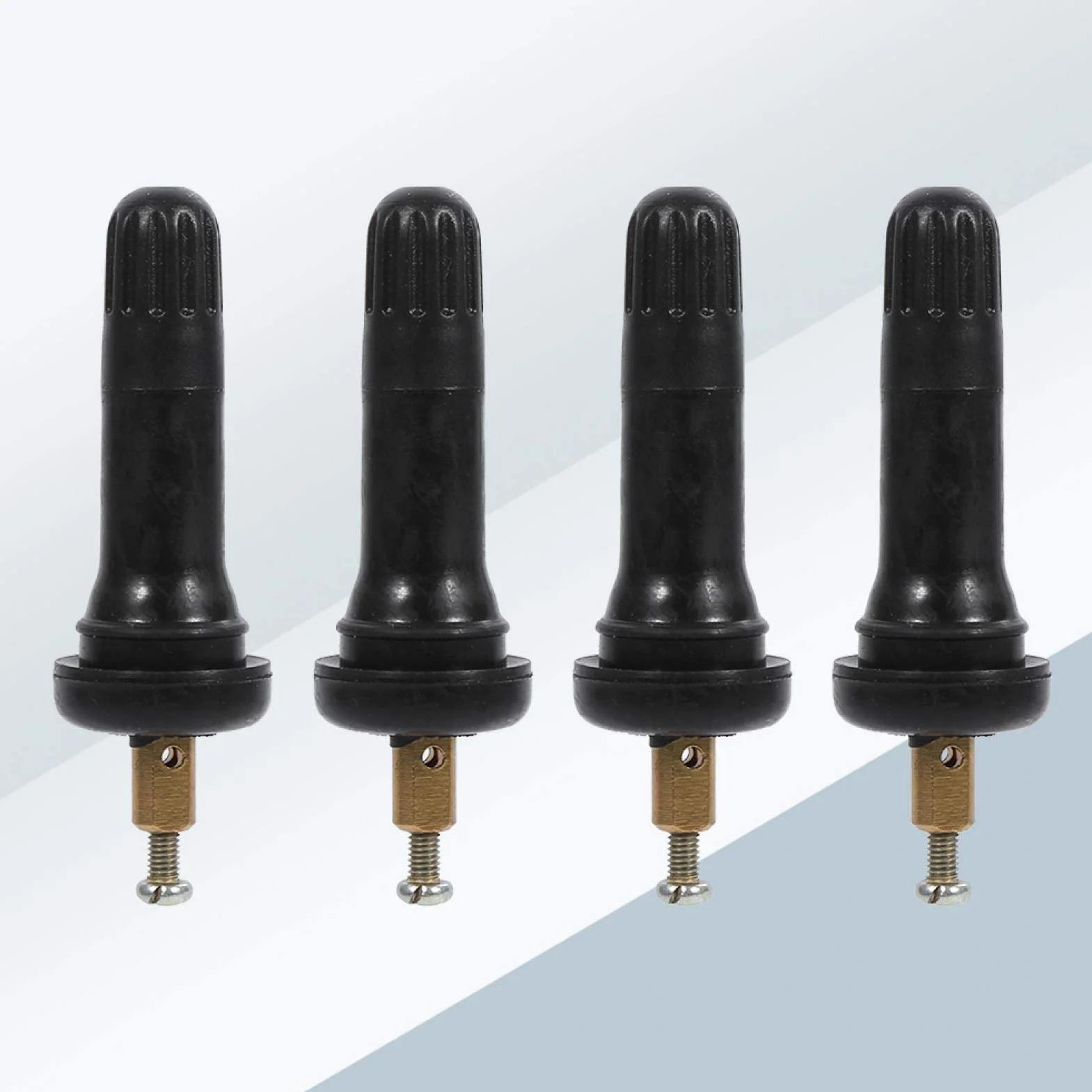 4 szt.System monitorowania ciśnienia w oponach TPMS An ti-wybuch zatrzaskowy trzpienie zaworów w oponach zawory w oponie koła zestaw zaślepek trzpienia gumowego i metalowego zatrzaskowego