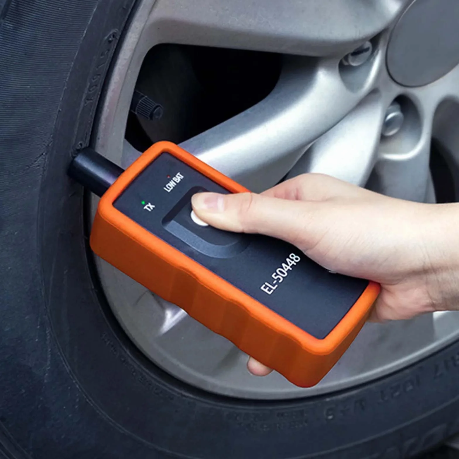 Colexy Narzędzie do resetowania TPMS Dokładny pomiar, narzędzie do ponownego uczenia się czujnika EL-50448 OEC T5, łatwe w użyciu narzędzie do zmiany czujnika, części samochodowe