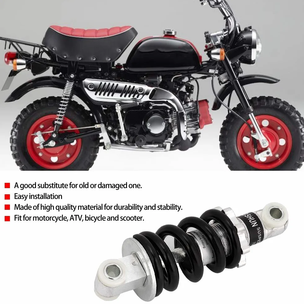 Amortyzator, 125mm 750lb uniwersalny motocykl amortyzator rozpórki zawieszenie pasuje do Mini Moto ATV Pocket Bike skuter