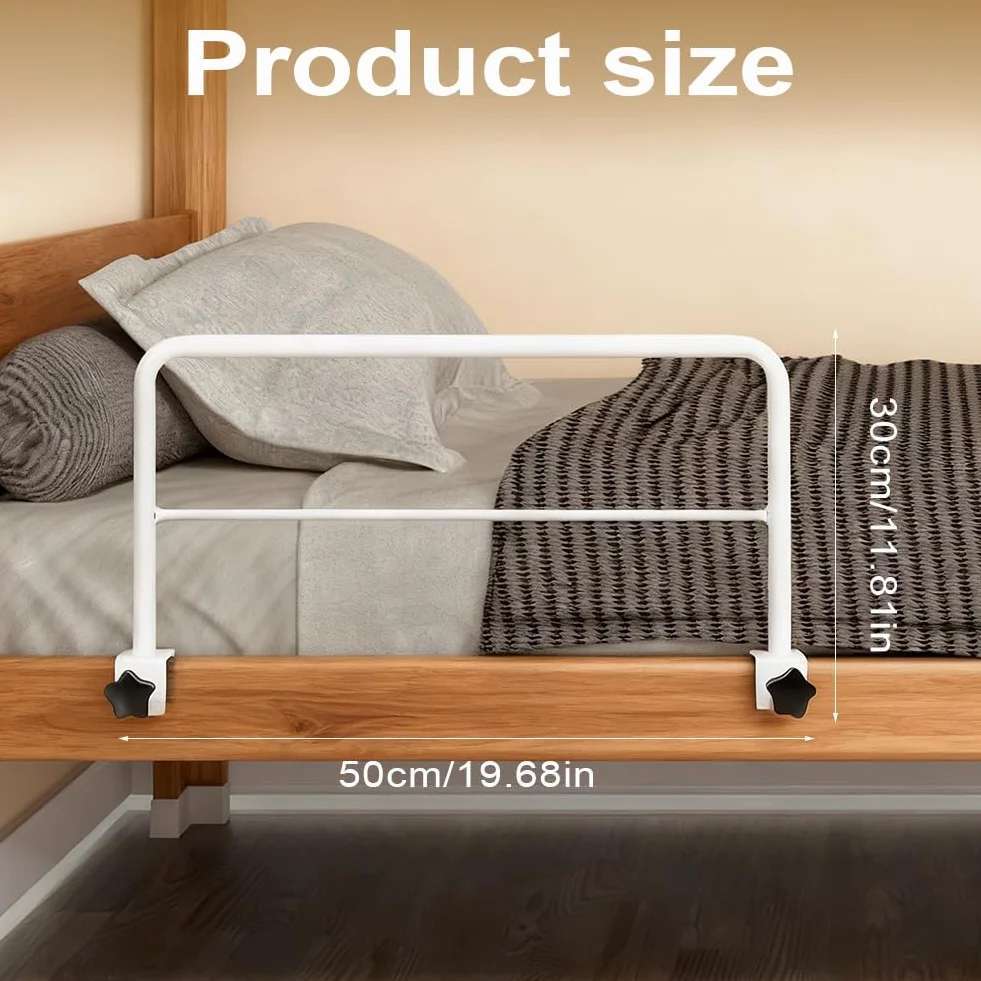 Barierka do łóżka dla dorosłych 50 cm ochrona przed wypadnięciem