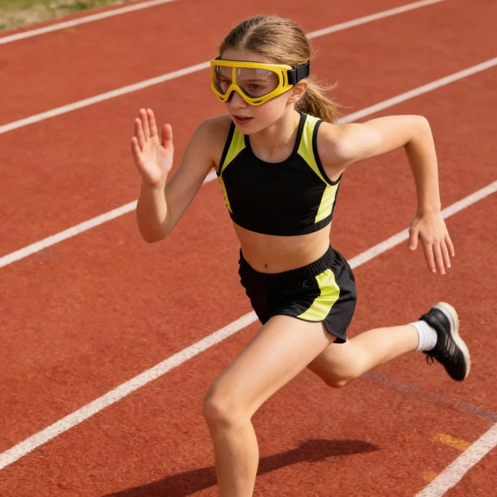 4 okulary ochronne dla dzieci, okulary motocyklowe, wiatroszczelne, ochronne, okulary chroniące oczy, regulowane okulary rowerowe do laboratorium, jazdy na rowerze, jazdy na nartach, aktywności