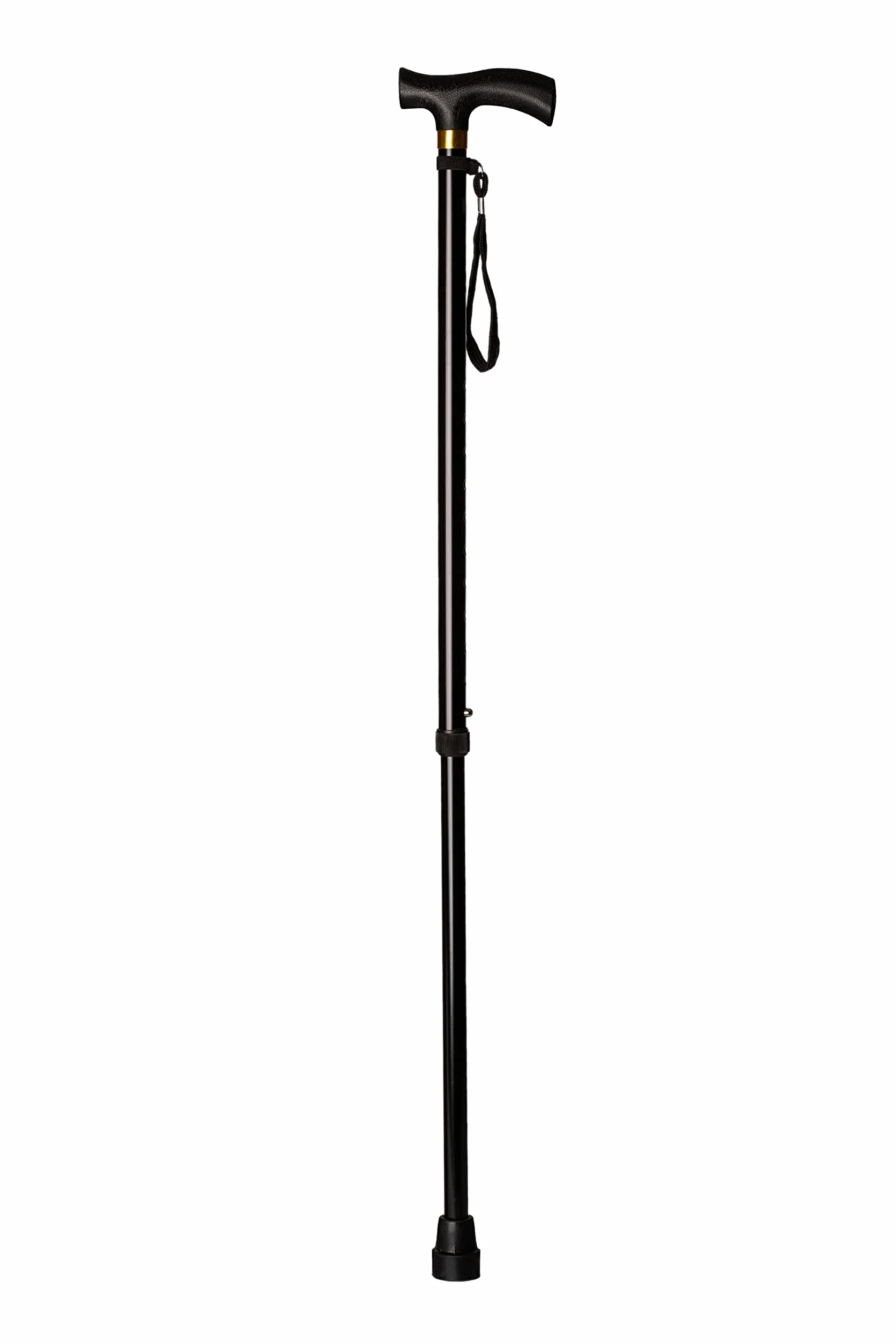 Aluminiowa laska dla seniorów regulowana wysokość 74-95cm czarna