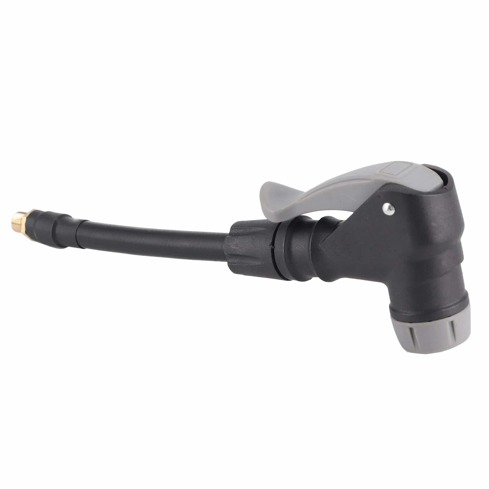 Socobeta Prosty adapter węża do pompowania z wtykowym złączem, adapter do pompki do opon Wysokiej jakości adapter węża do pompowania 2 w 1 z gumy do francuskiego zaworu nadmuchiwanego