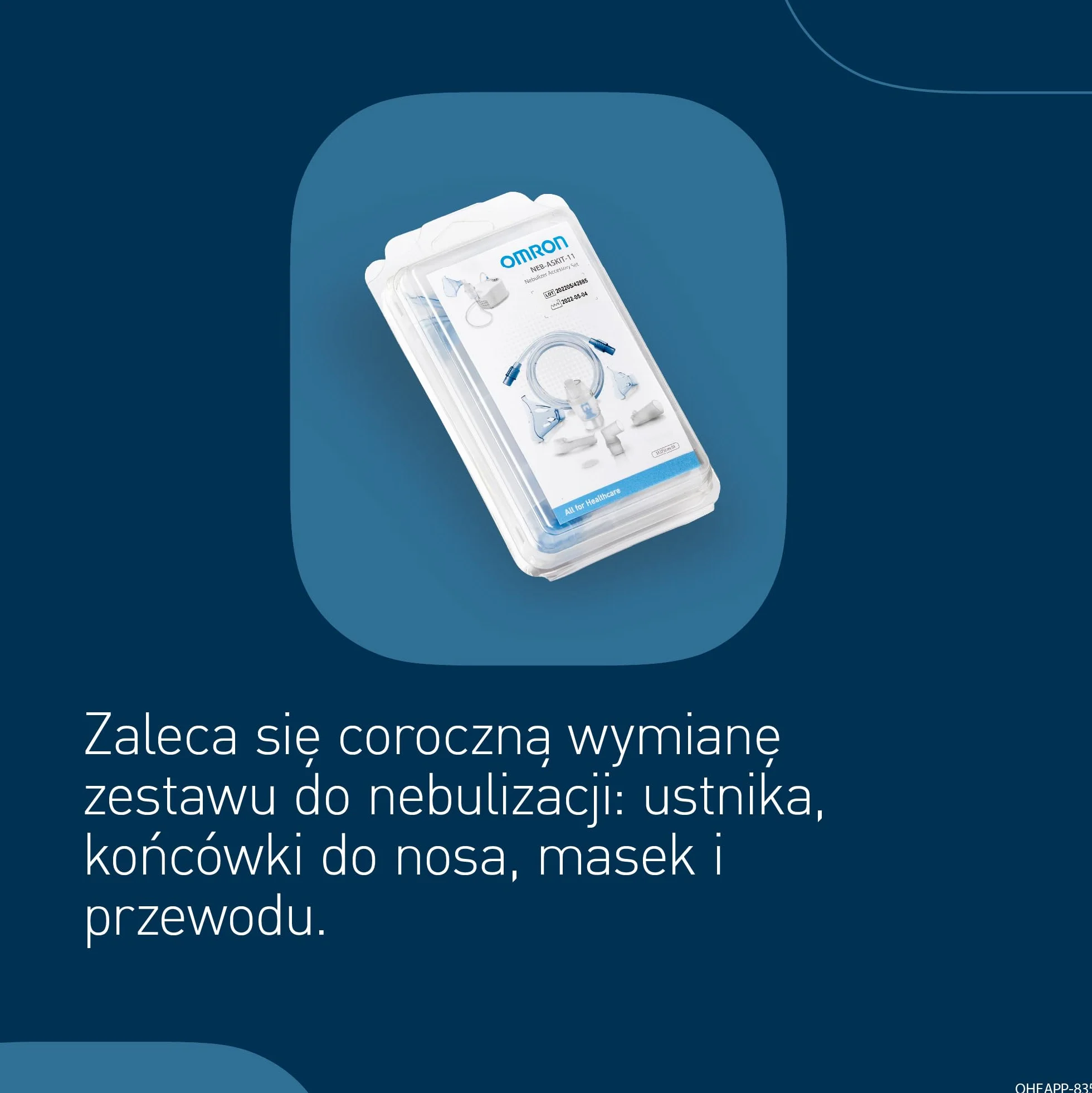 OMRON X101 Inhalator dla Dorosłych i Dzieci