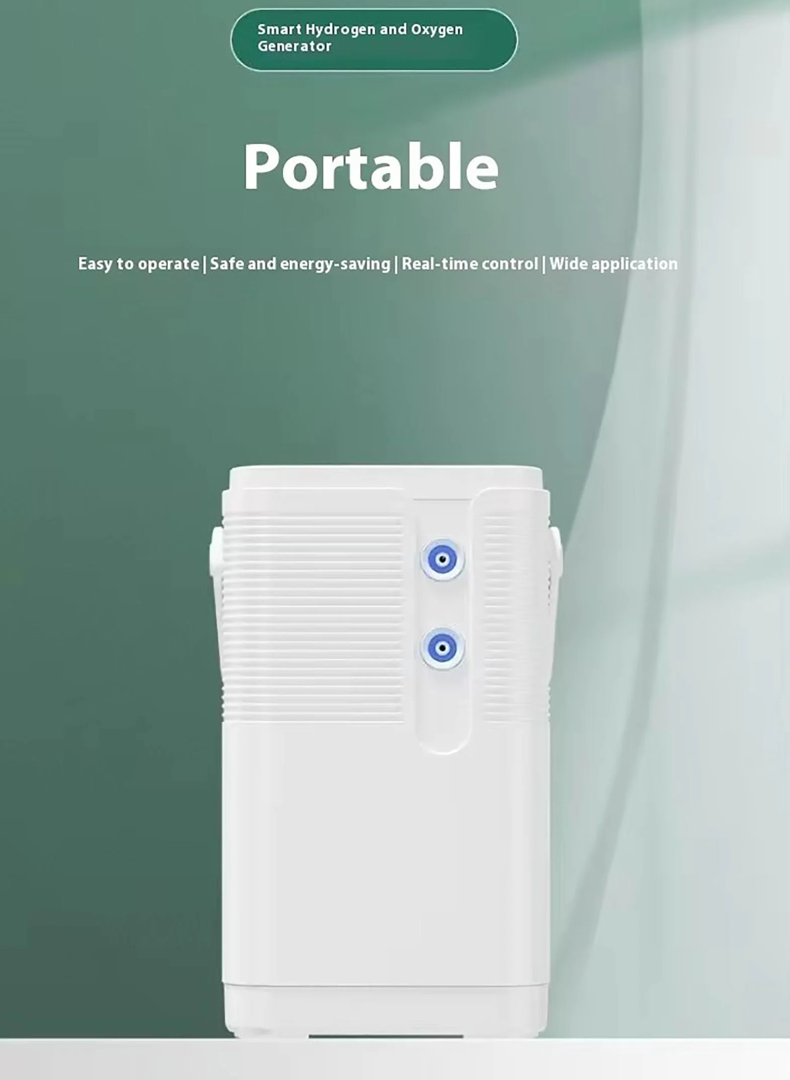 Inhalator wodorowy dwuportowy 450 ml/min 99,99% czystości PEM