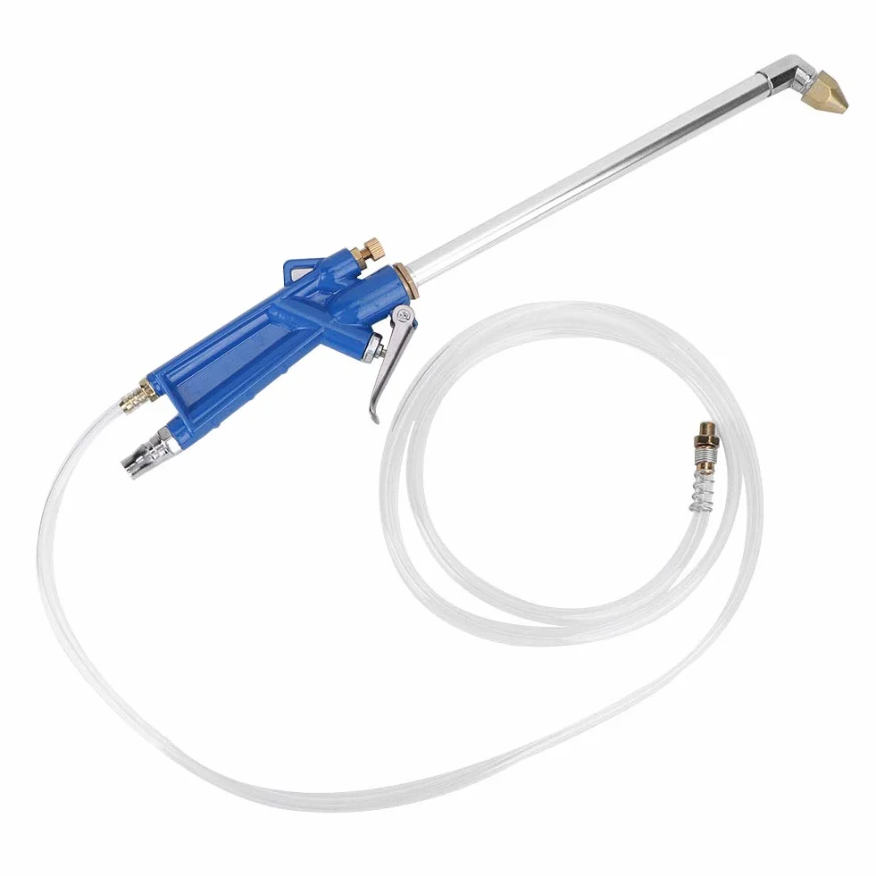 40Cm Car Water Cleaning Gun, Engine Cleaning Gun Solvent Air Sprayer Engine Cleaning Gun Engine Oil Cleaner Pneumatic Tool With 1.2M Hose