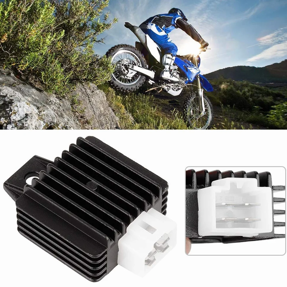 Regulator motocykla Prostownik 12V Pełnofalowy regulator napięcia Prostownik Pasuje do motocykla GY6