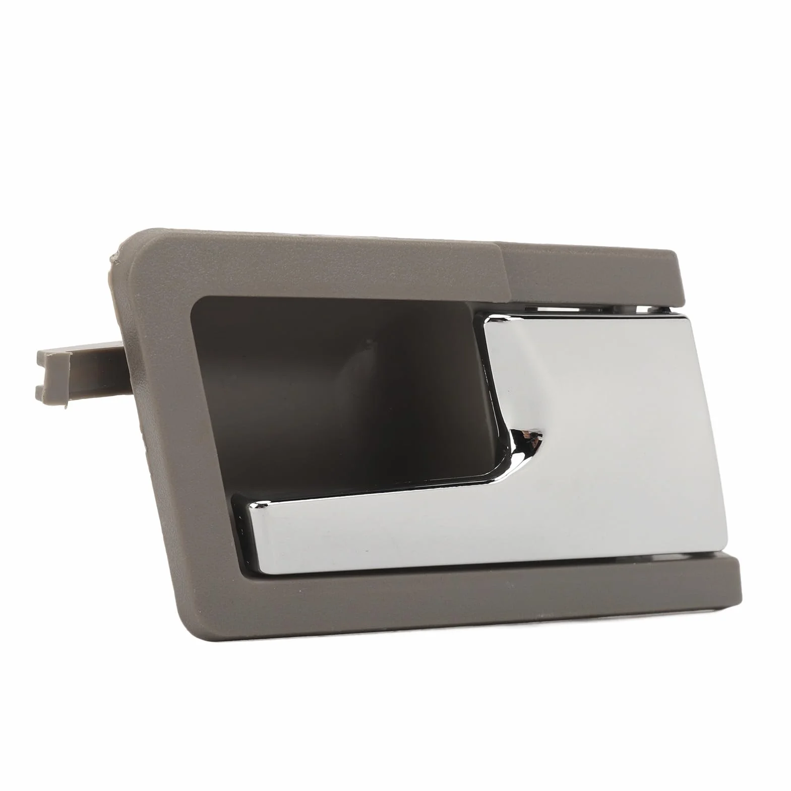 Ausla Wewnętrzna Klamka do Drzwi Samochodowych ABS Metalowa Klamka do Drzwi Samochodowych Szara Podstawa Platerowany Uchwyt Holowania Łatwa Instalacja Ergonomiczny Uchwyt Pasuje T4 IV 1990 2003 Po