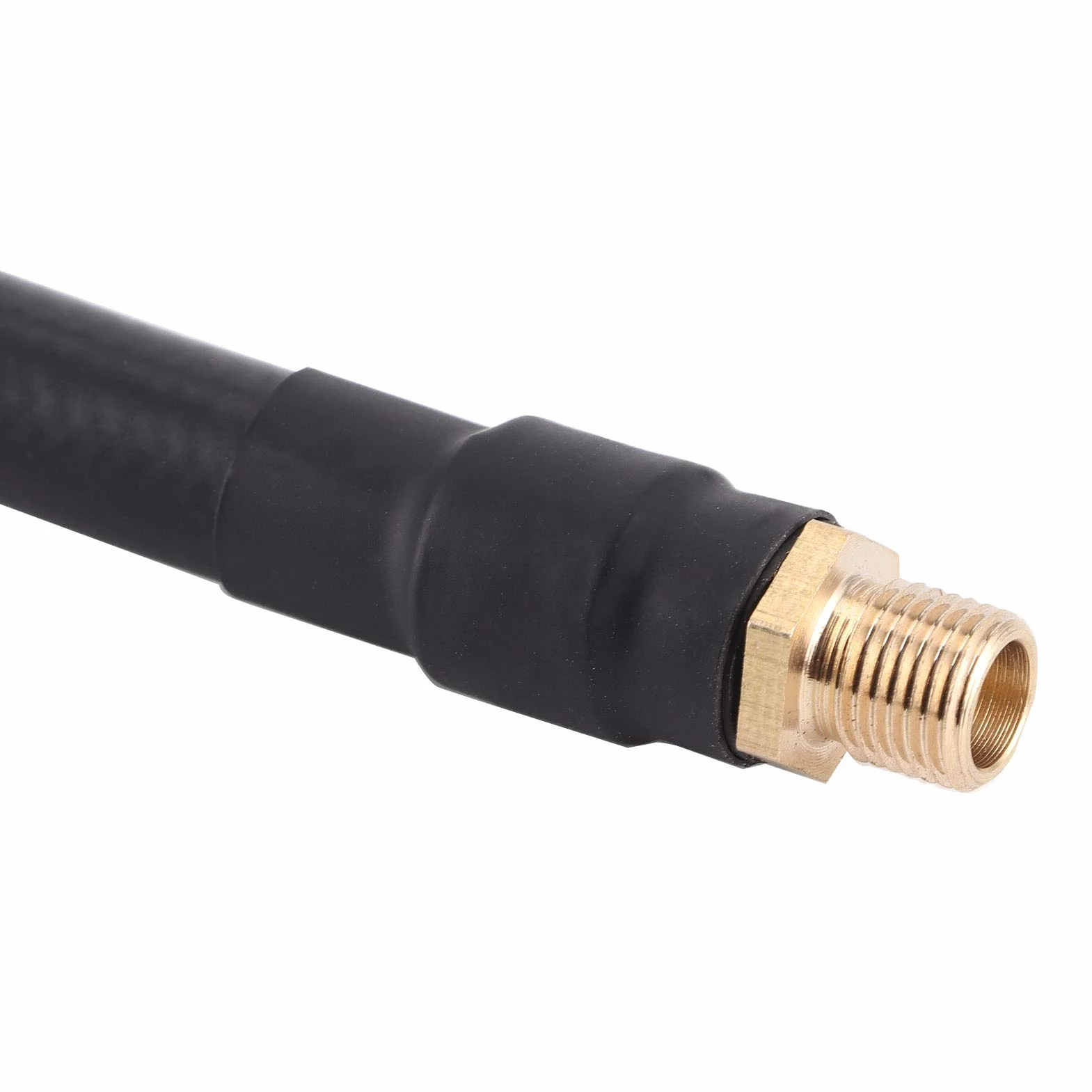 Socobeta Prosty adapter węża do pompowania z wtykowym złączem, adapter do pompki do opon Wysokiej jakości adapter węża do pompowania 2 w 1 z gumy do francuskiego zaworu nadmuchiwanego