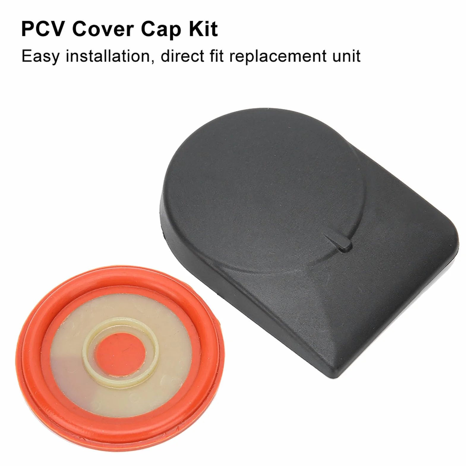 Qiilu PCV zestaw zaślepek do zaworu cylindrycznego, 11127646552 PCV, zestaw nasadek na zawór cylindrowy, pasuje do Mini Paceman
