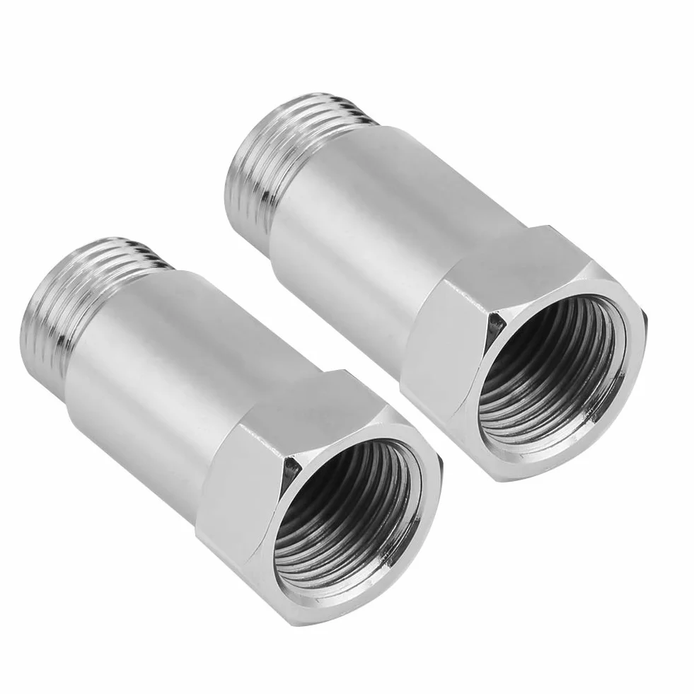 Wymiana czujnika tlenu na przedłużenie czujnika tlenu, adapter czujnika tlenu, 2 szt. 45mm M18 * 1.5 sprawdź adapter światła silnika O2 przedłużacz czujnika tlenu Spacer uniwersalny