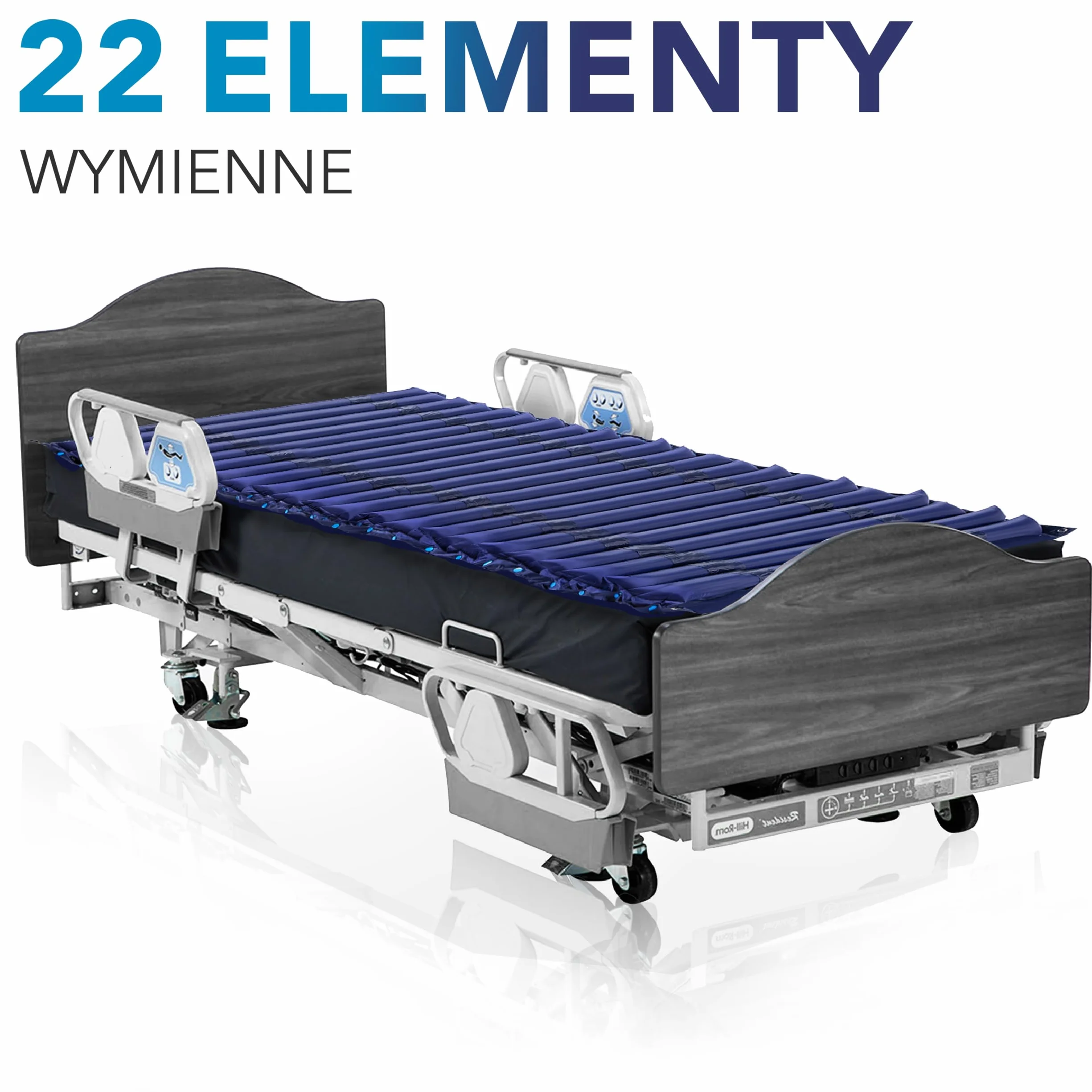 AIESI Materac Przeciwodleżynowy DOCTOR MATTPLUS 22 elementy nośność 150 kg