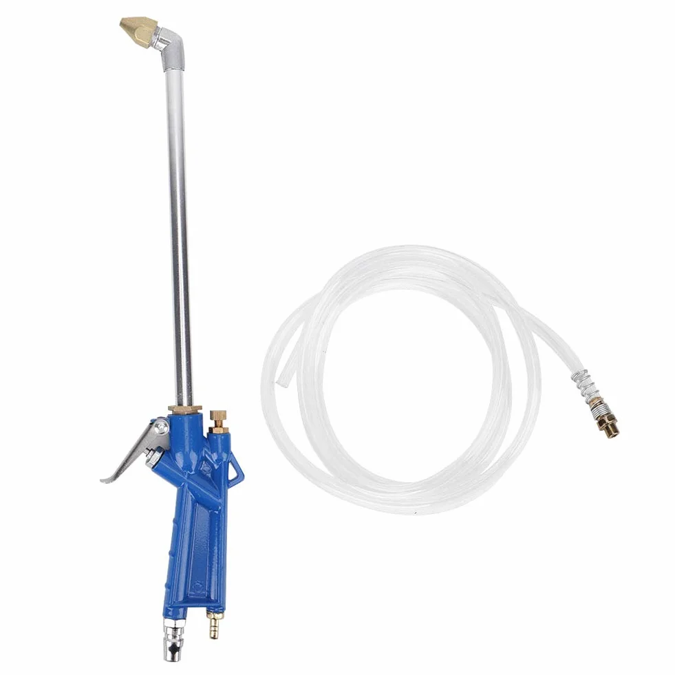 40Cm Car Water Cleaning Gun, Engine Cleaning Gun Solvent Air Sprayer Engine Cleaning Gun Engine Oil Cleaner Pneumatic Tool With 1.2M Hose