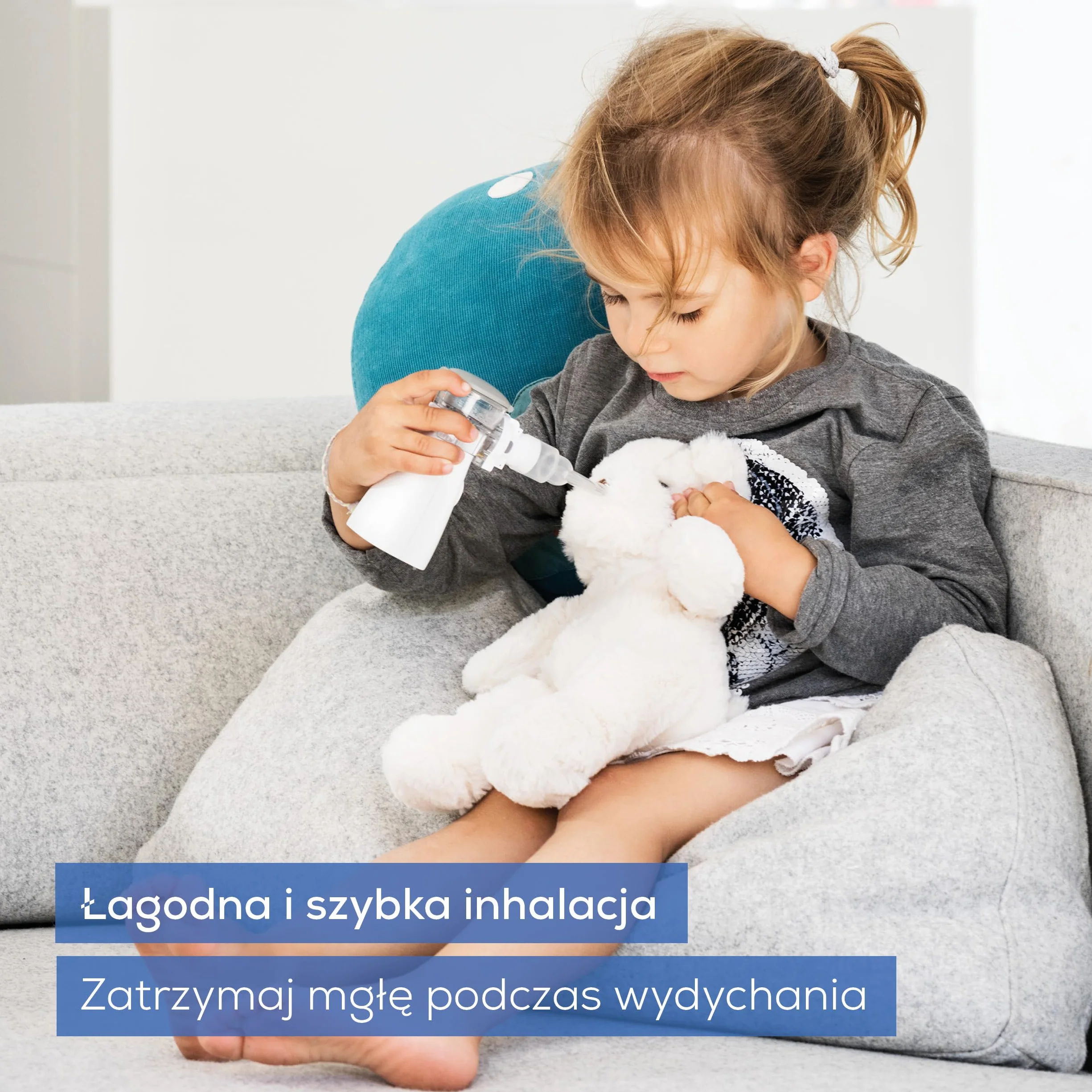 Beurer IH 57 inhalator z membraną oscylacyjną, przenośny nebulizator z akumulatorem