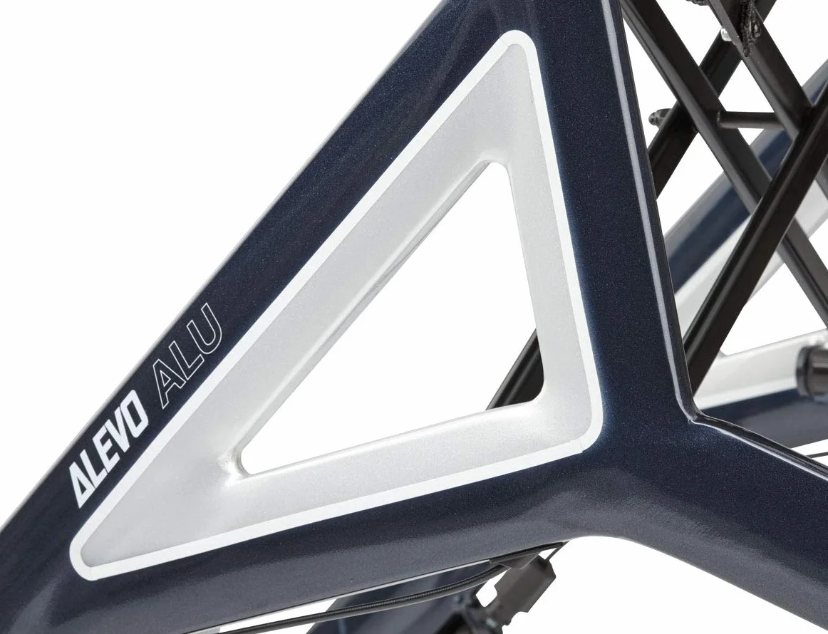 Bischoff & Bischoff Alevo aluminiowy chodzik składany SH 58,5 cm rollator z siedziskiem niebieski
