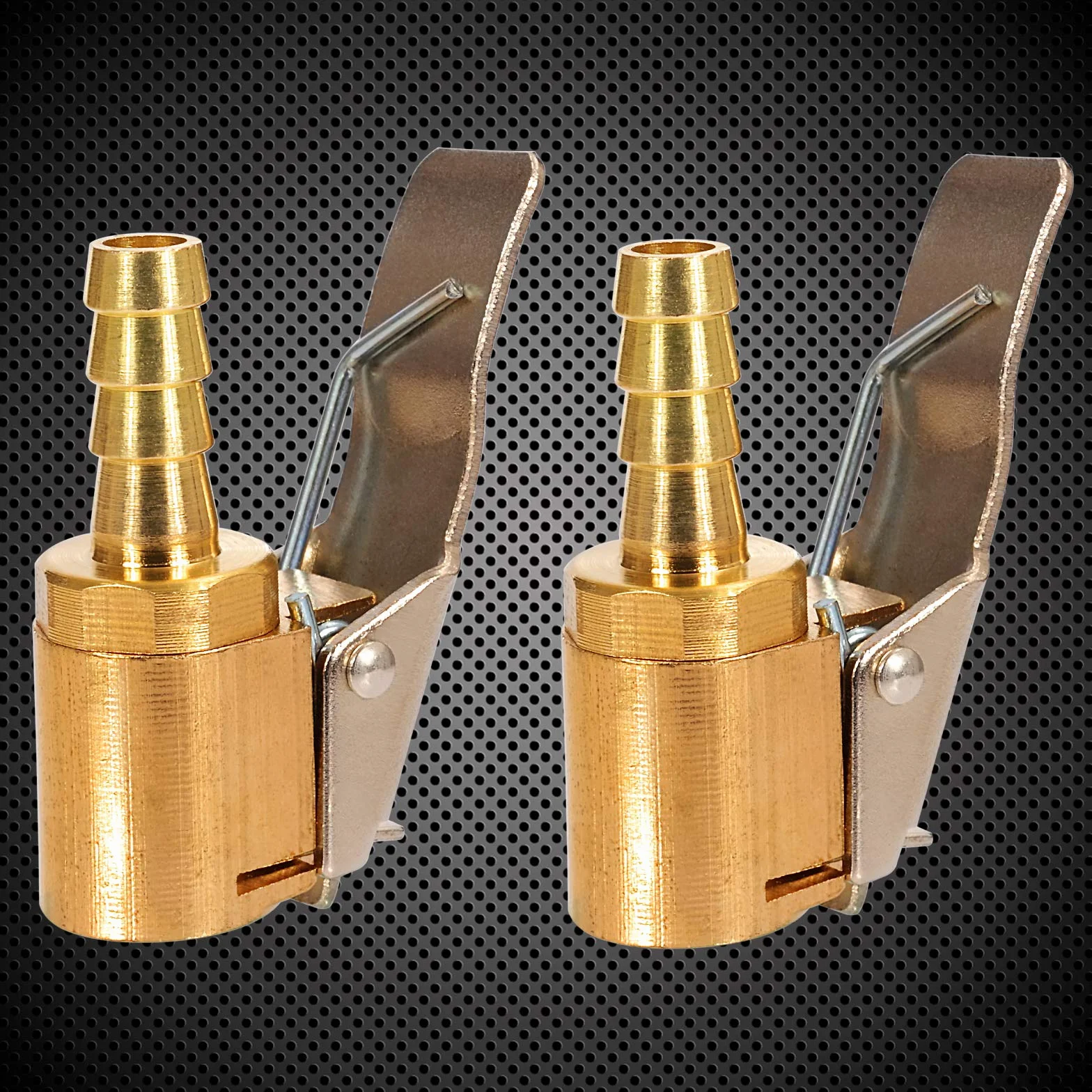 Toolwiz 2 sztuki 6 mm Air Chuck adapter dźwigni do wentylu samochodowego, 1/4" NPT, wąż do pompowania opon, mosiądz