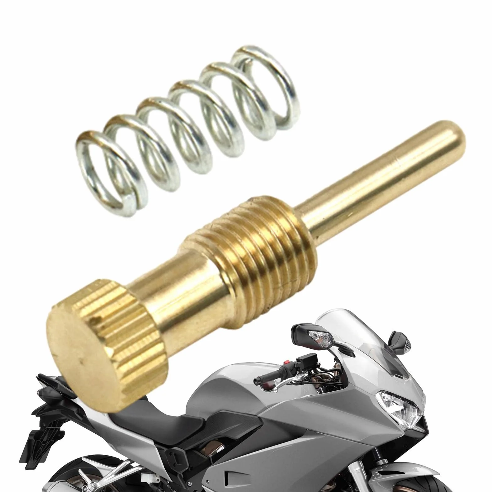 ?rubowy regulator mieszanki - Wymiana ?ruby regulacyjnej mieszanki powietrza biegu ja?owego | ?ruba regulacyjna powietrza ?ruby mieszanki Narz?dzie motocyklowe do ga?ników YBR125, VM22, Shengyi