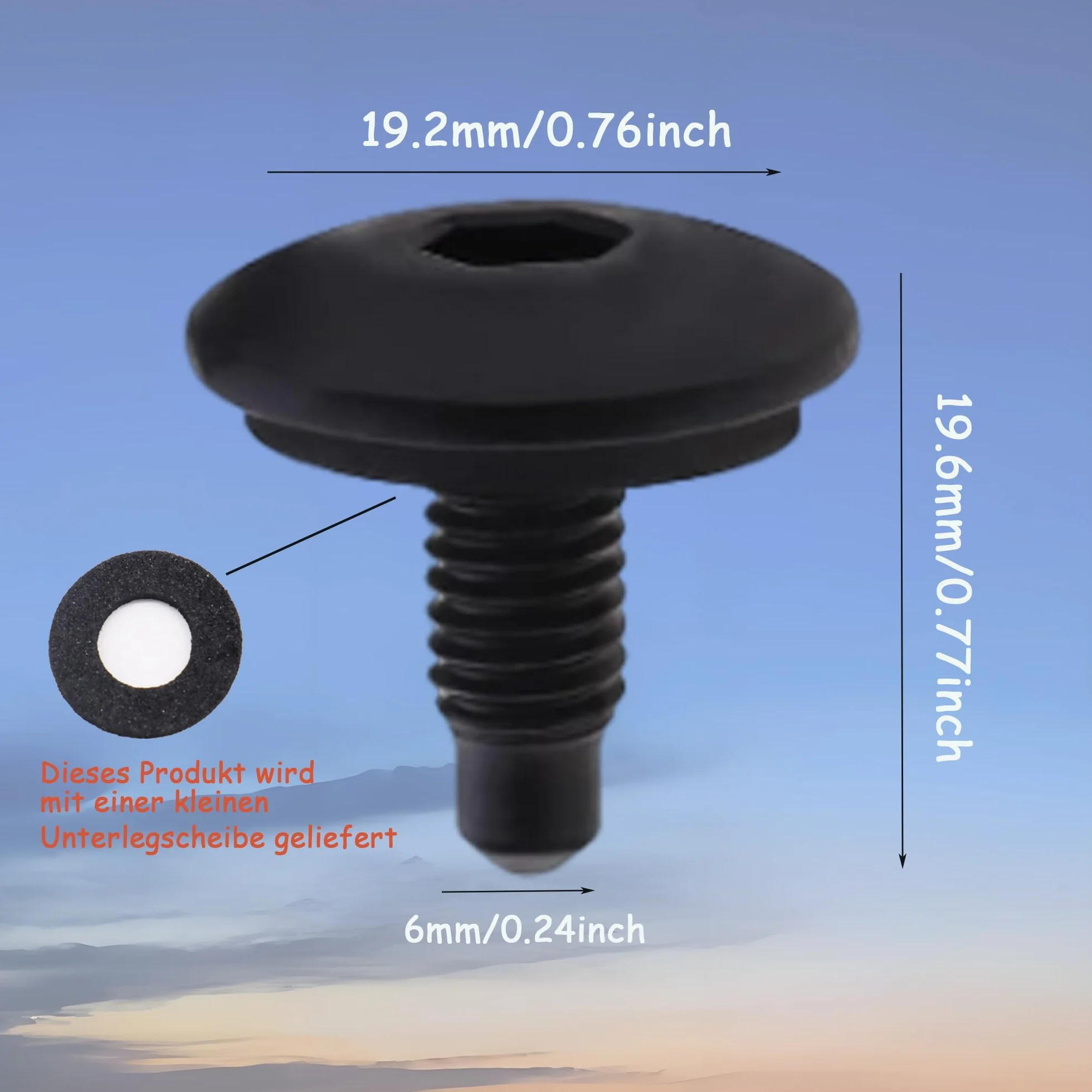 8 sztuk schematów do pokrycia dachowego WHT006148 kompatybilne z VW Transporter MK5 MK6 (2003-2020) A4 S4 A5 S5 Q5 R8 RS5 RS4 (M6 x 15 mm) śruby metalowe