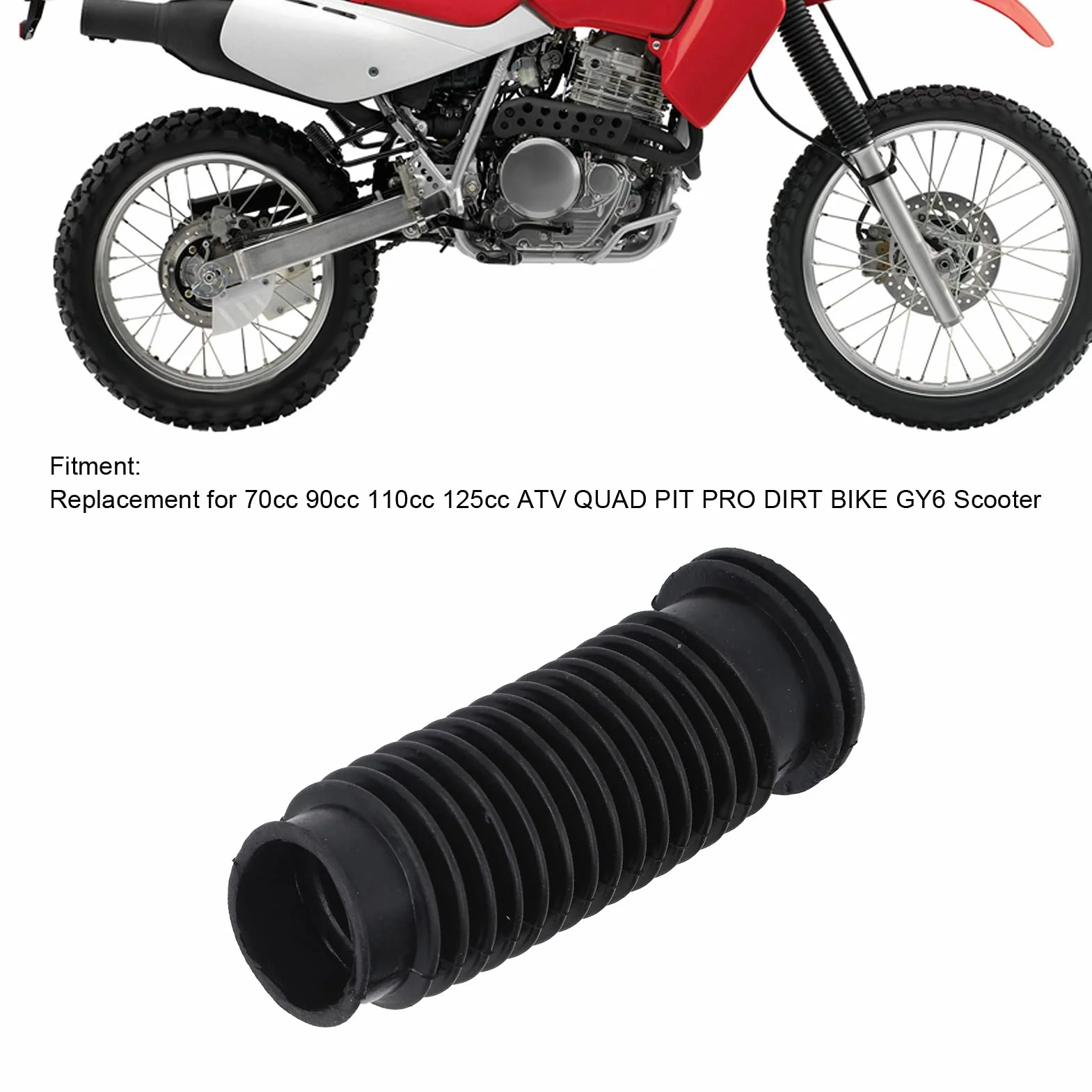 Wąż Wlotowy Filtra Powietrza, Wąż Wlotowy Filtra Powietrza Motocykla o Długości 150 Mm Zastąpiony Atv Filtr Powietrza Rura Wlotowa Auto Części