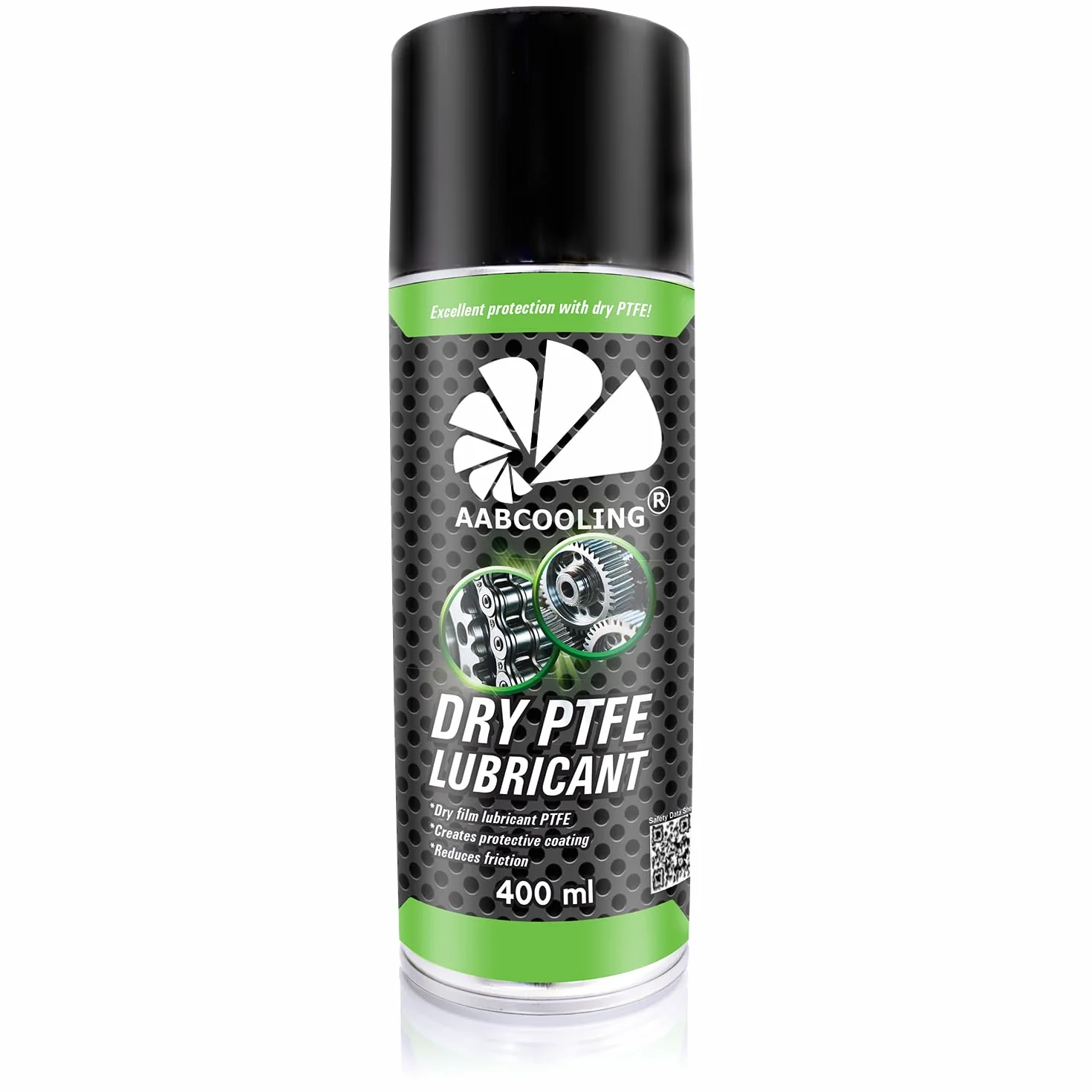 AABCOOLING Dry PTFE Lubricant 400 ml – suchy smar z teflonem w spreju o niskim współczynniku tarcia do łańcuchów, linek, prowadnic i mechanizmów – odporny na kurz i wilgoć