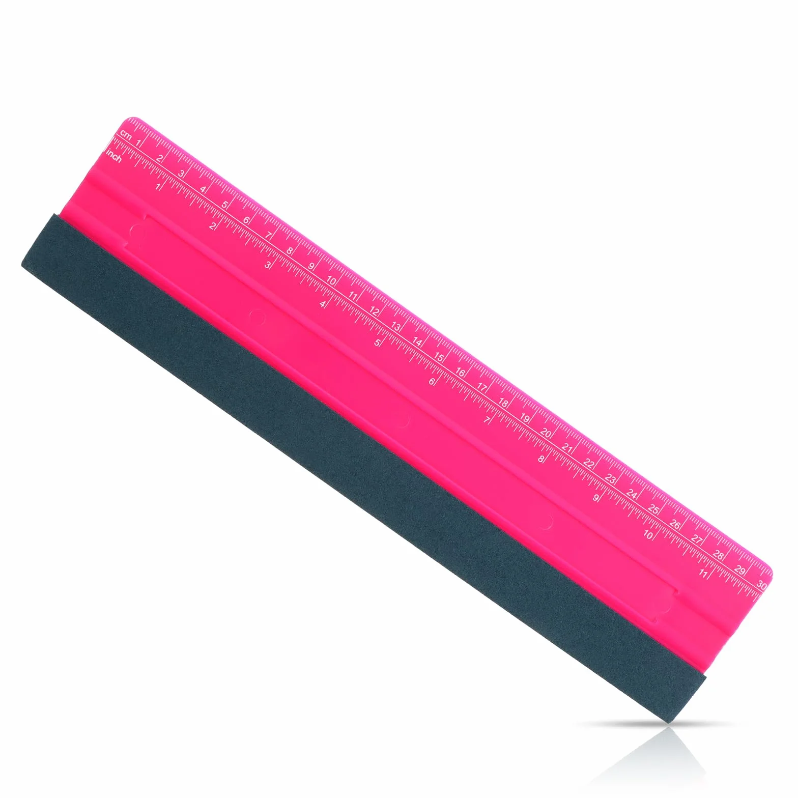 Profesjonalna rakla do winylu, mała filcowa rakla z linijką, tapeta, narzędzie do wygładzania, winylowe, do naklejek, papieru, tapety, folii okiennej, 30 cm
