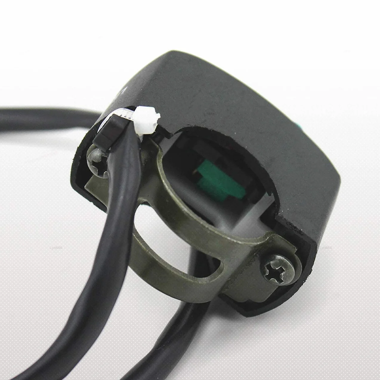 Gebildet 7/8",22mm 2 sztuki Przełączników na Kierownicę Motocyklową, Przełącznik Dźwigienkowy z Przyciskiem wł./wył.do U5,U7,U2,Motocykli,Skuterów,Skuterów Elektrycznych, Motocykli(zielony)