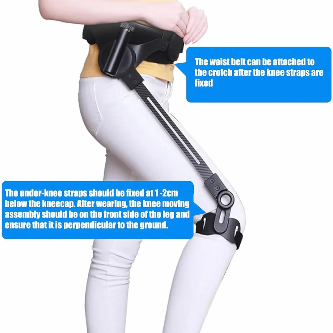 Exoskeleton Legs Walking Aid Bionic Power Walking Training Device 3 regulowane poziomy siły