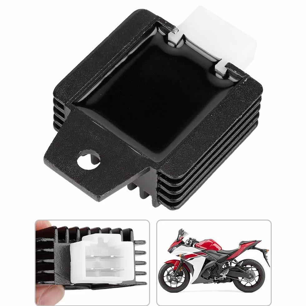 Regulator motocykla Prostownik 12V Pełnofalowy regulator napięcia Prostownik Pasuje do motocykla GY6