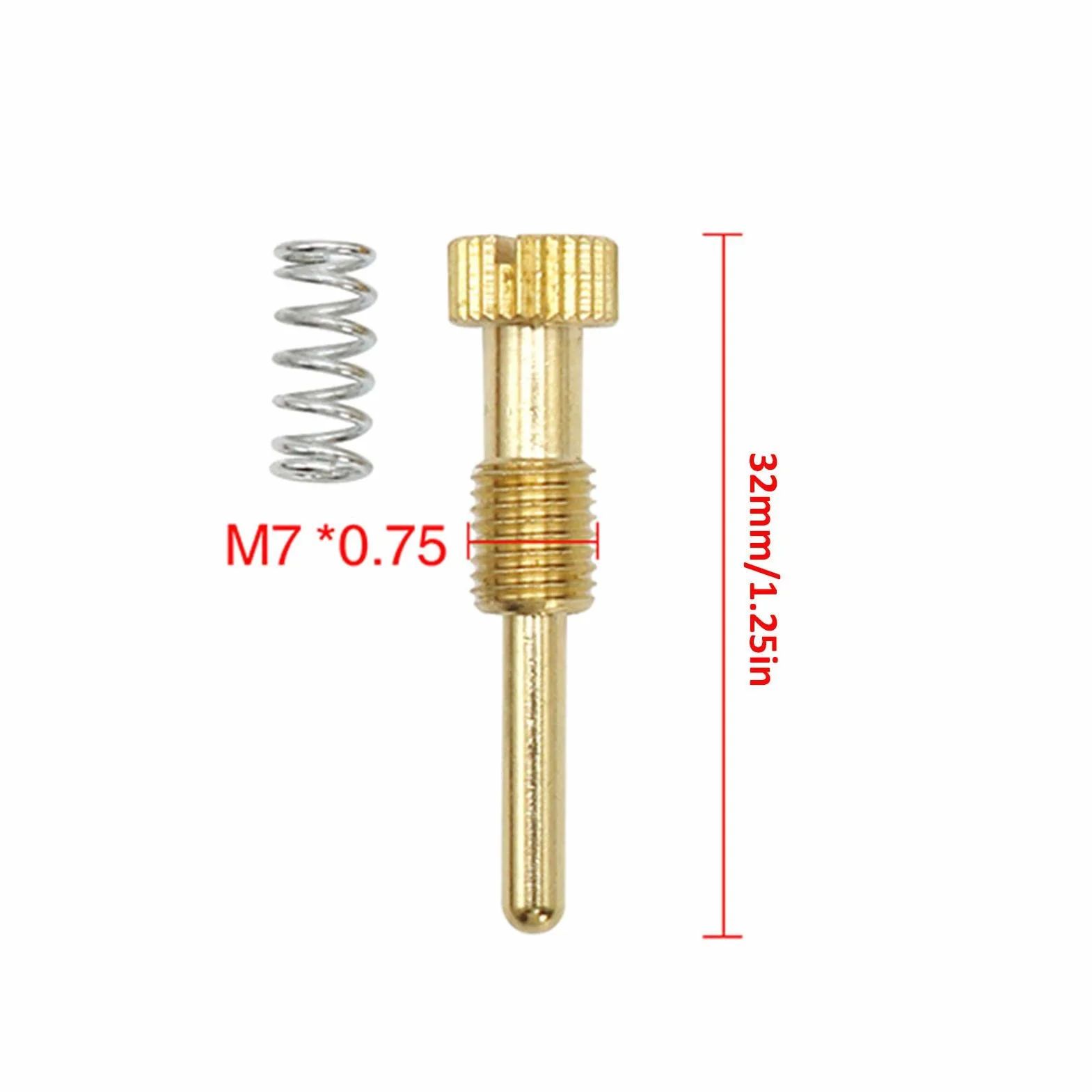 ?rubowy regulator mieszanki - Wymiana ?ruby regulacyjnej mieszanki powietrza biegu ja?owego | ?ruba regulacyjna powietrza ?ruby mieszanki Narz?dzie motocyklowe do ga?ników YBR125, VM22, Shengyi