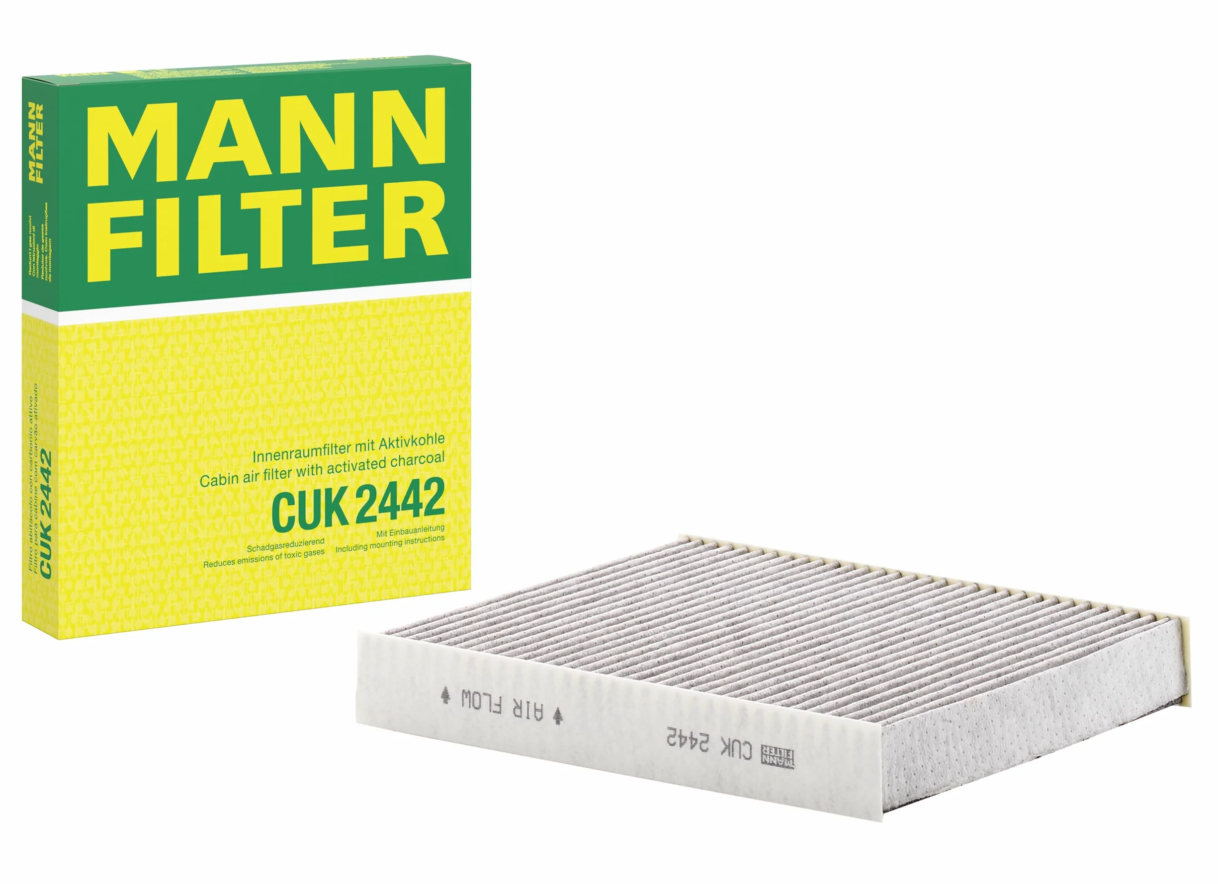 MANN-FILTER CUK 2442 Filtr powietrza kabinowego - SAMOCHODY OSOBOWE + DOSTAWCZE