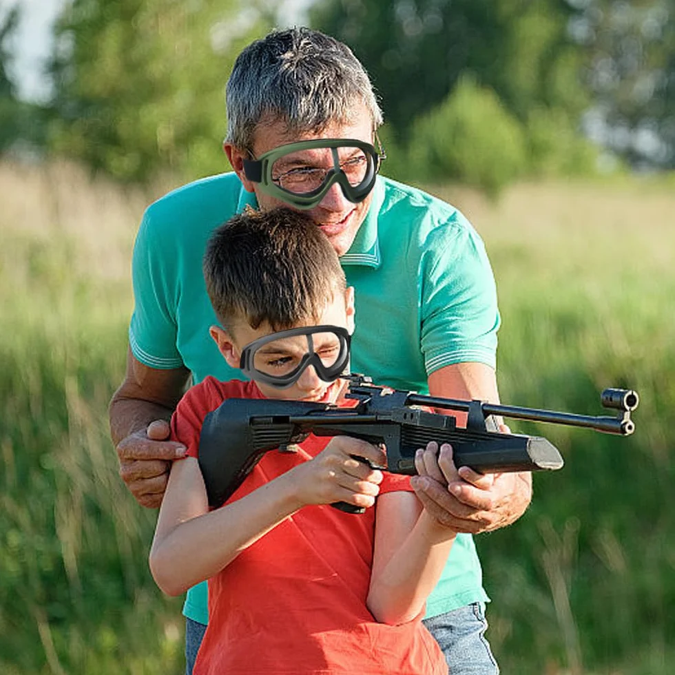 4 okulary ochronne dla dzieci, okulary motocyklowe, wiatroszczelne, ochronne, okulary chroniące oczy, regulowane okulary rowerowe do laboratorium, jazdy na rowerze, jazdy na nartach, aktywności