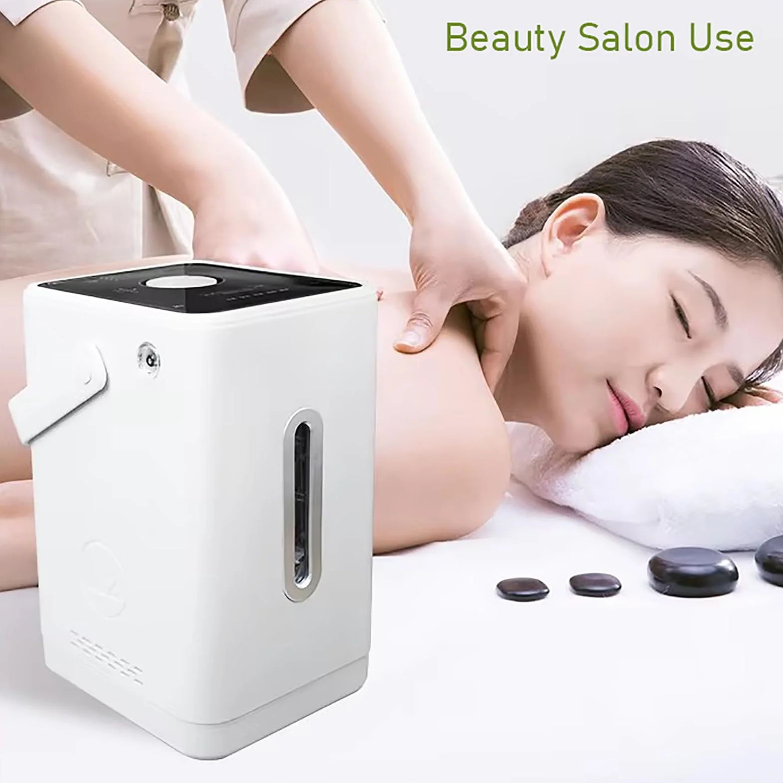 Przenośny inhalator wodoru 225-450 ml/min dwukanałowy system separacji czystość 99,99% regulowany timer 300ml/min