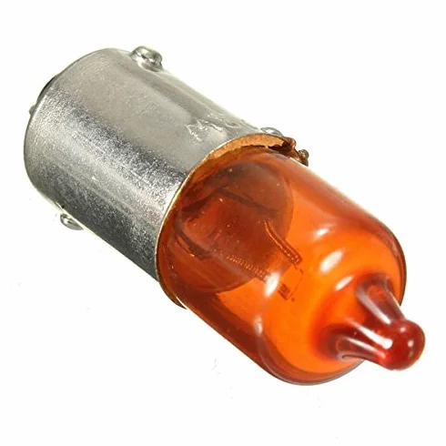 4 szt. 12 V 23 W Motocykl Singal Żarówka wskaźnikowa Ba9S Podstawa Mini Amber Halogen