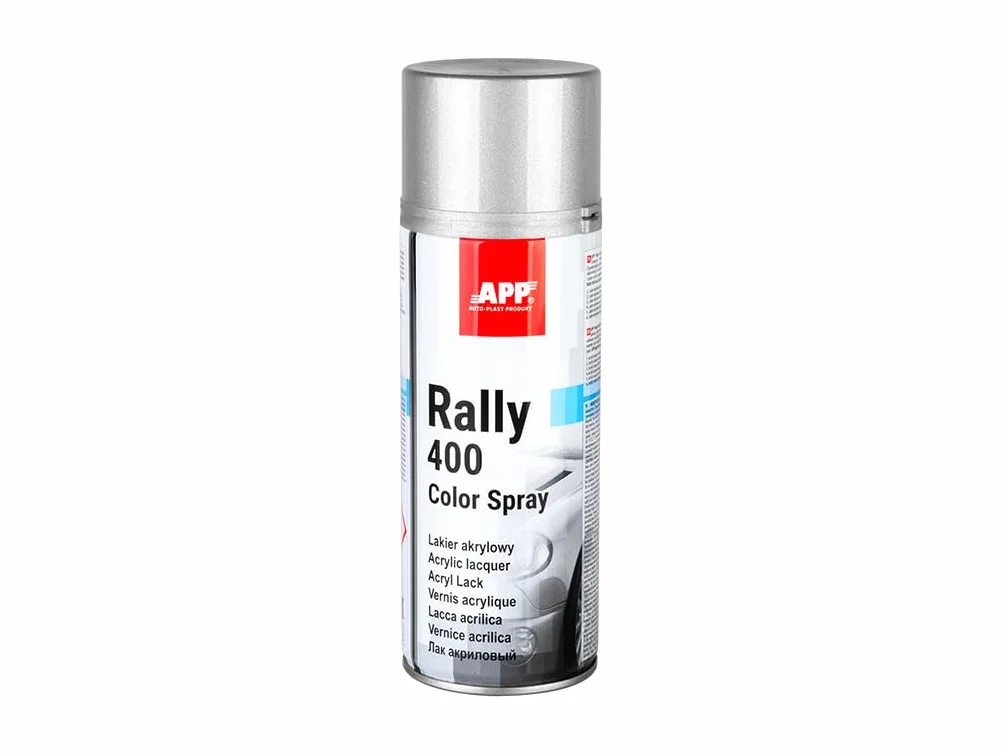 APP Rally 400 Color Spray - Lakier akrylowy | srebrny do felg | 400ml